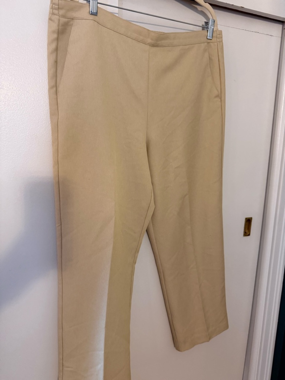 Classic Women's Straight-Leg Pants in Beige